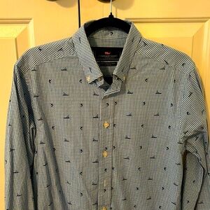 New Vineyard Vines men’s small Slim Fit Whale Shirt